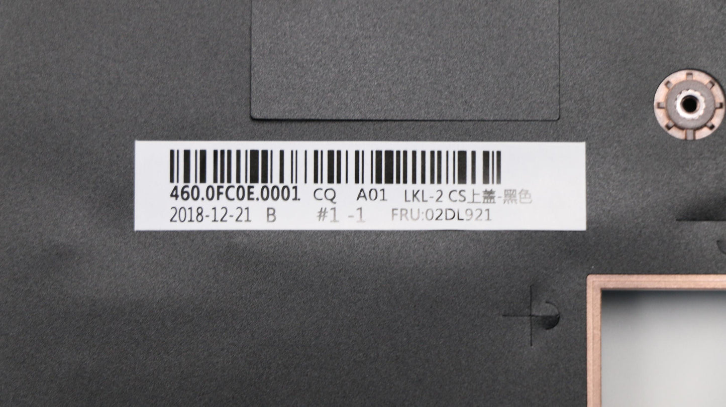 Lenovo Assembly Black Cs Ucase Fp Cq - 02DL921