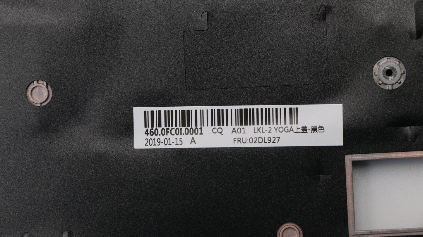 Lenovo Assembly Black Yoga Ucase W/O - 02DL927