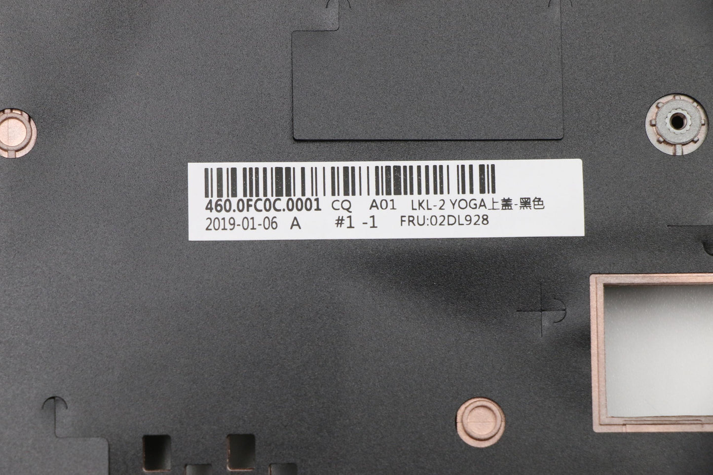 Lenovo Assembly Black Yoga Ucase W Wf - 02DL928