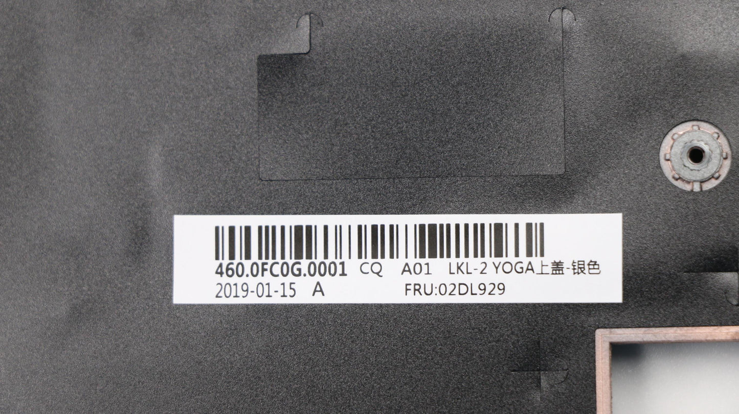 Lenovo Assembly Silver Yoga Ucase W/ - 02DL929