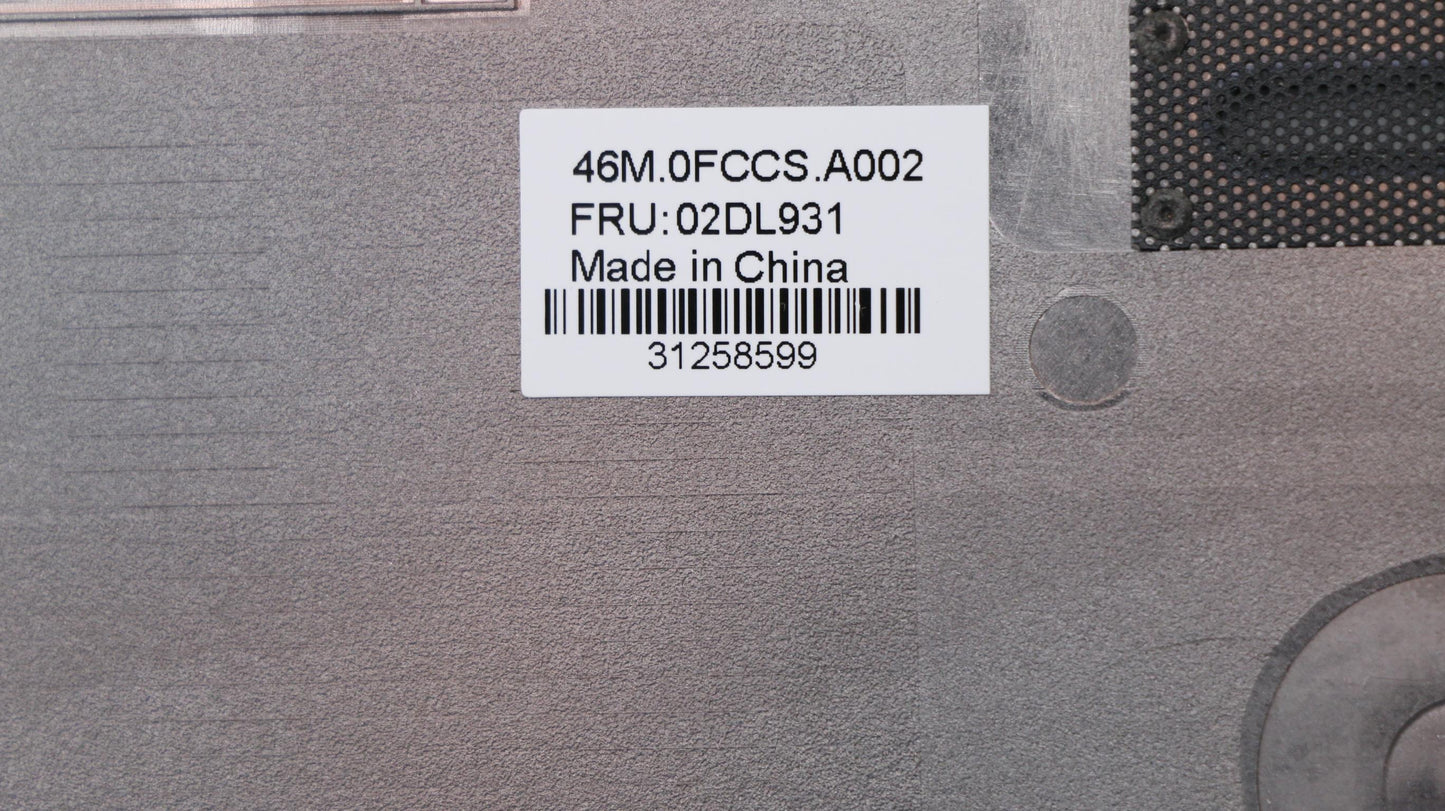 Lenovo Assembly Silver Cs Lcase Lkl-2 - 02DL931