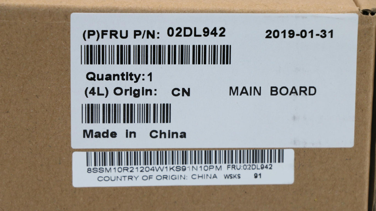 Lenovo Mb I7-8565U Nvp Y-Ftpm Win Lkl - 02DL942