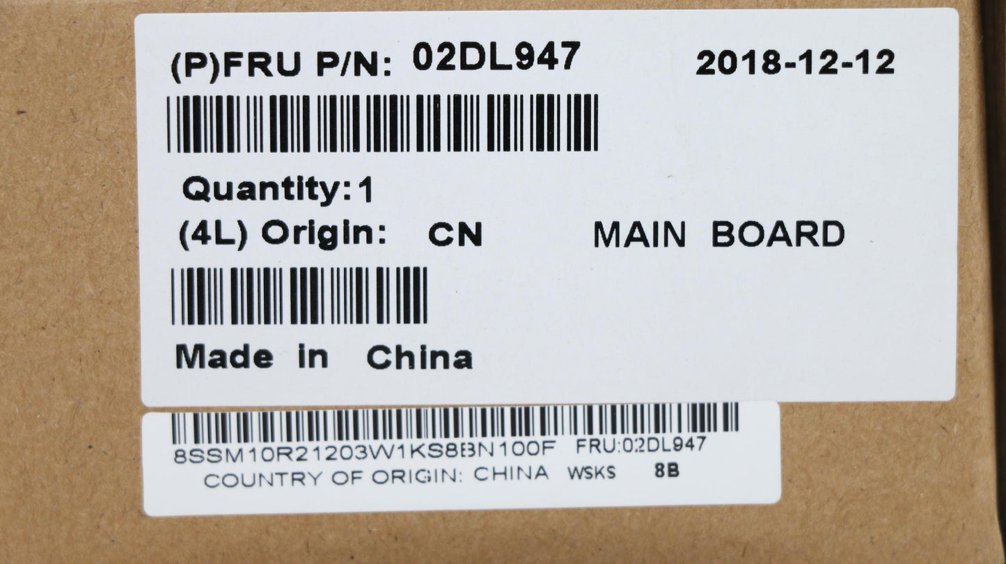 Lenovo Mb I5-8265U Nvp Y-Ftpm Nok Lkl - 02DL947