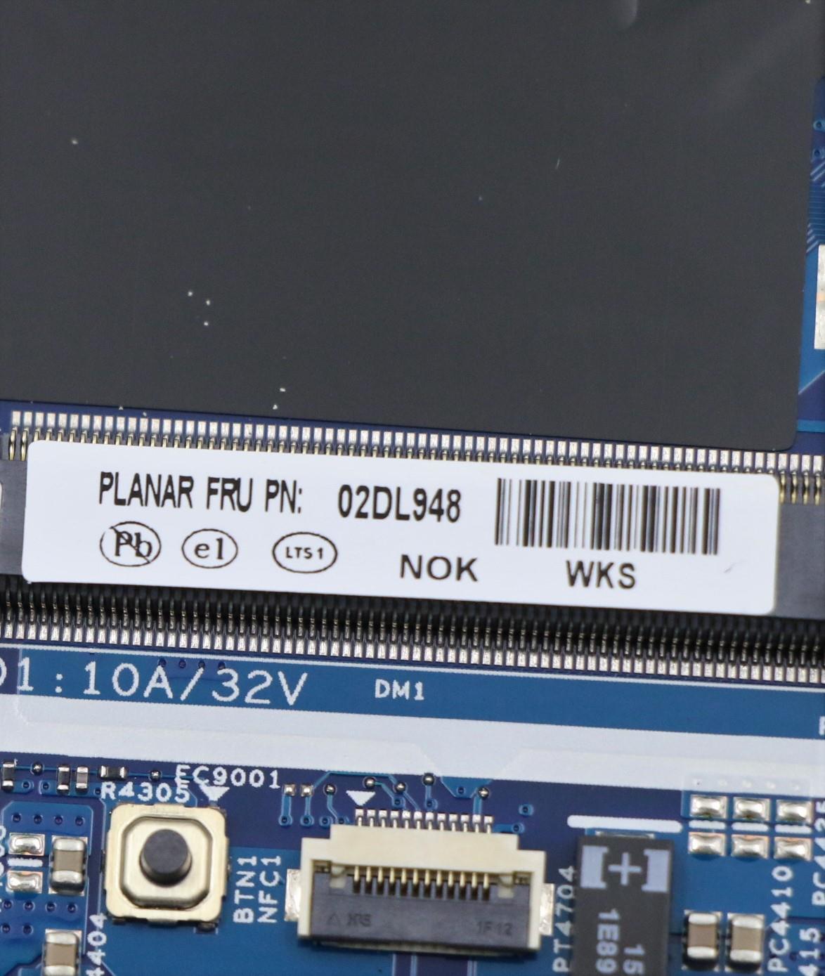 Lenovo Mb I7-8565U Nvp Y-Ftpm Nok Lkl - 02DL948
