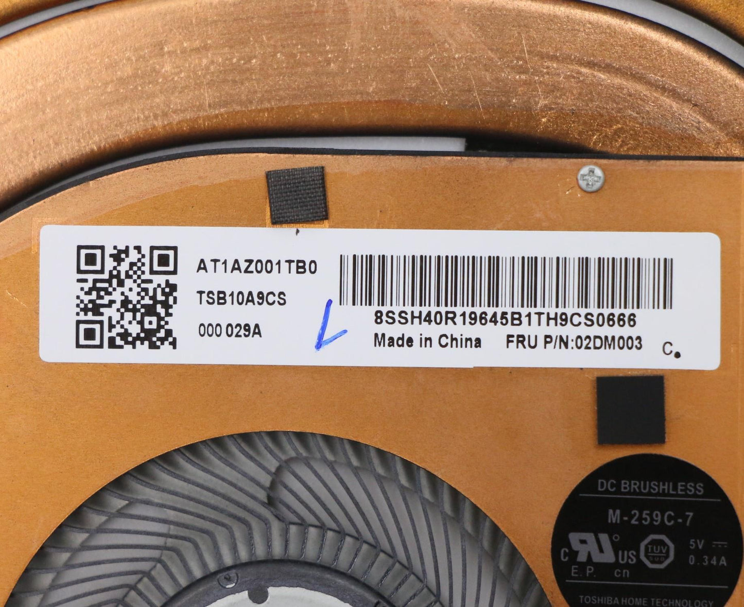 Lenovo Thermal Swg Thm Assy Toshiba - 02DM003
