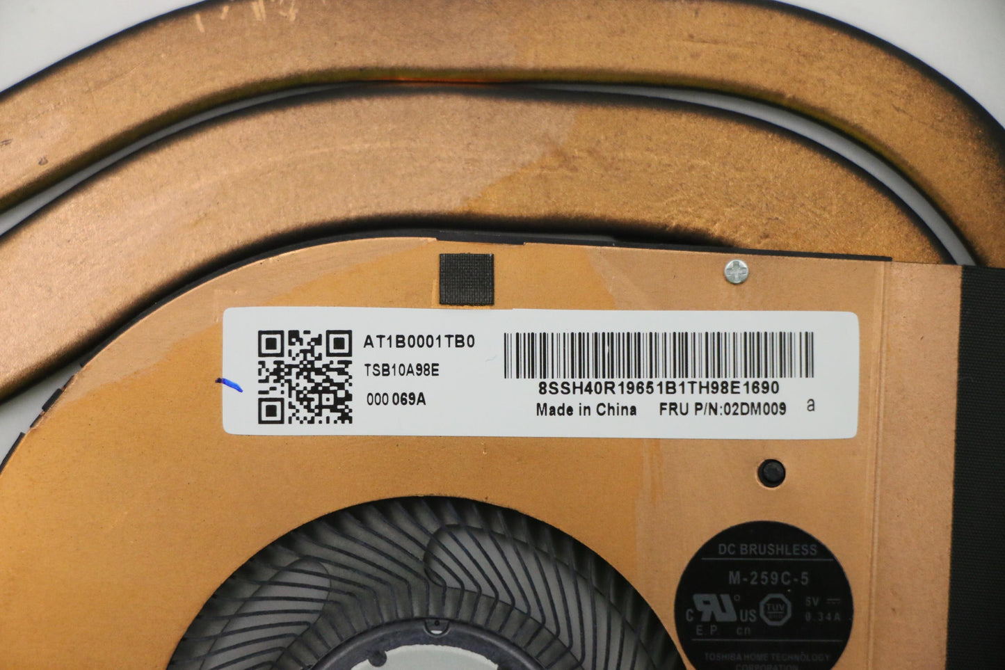 Lenovo Thermalswg Thm Assy Toshiba - 02DM009