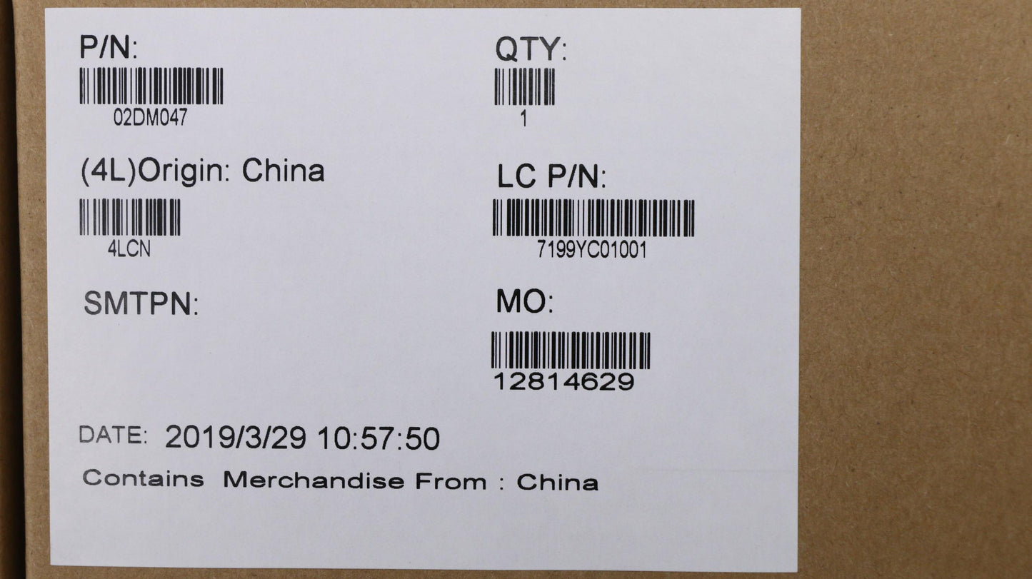 Lenovo Log Low Assy _Texture - 02DM047