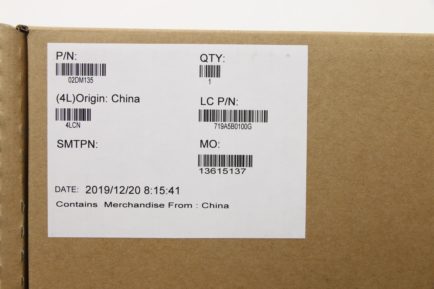 Lenovo Mb I5-8365U,Uma,Nok,Ya,Yt,Dt2. - 02DM135