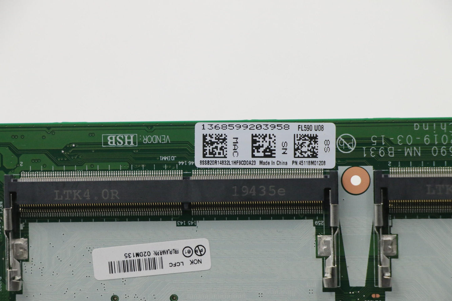 Lenovo Mb I5-8365U,Uma,Nok,Ya,Yt,Dt2. - 02DM135