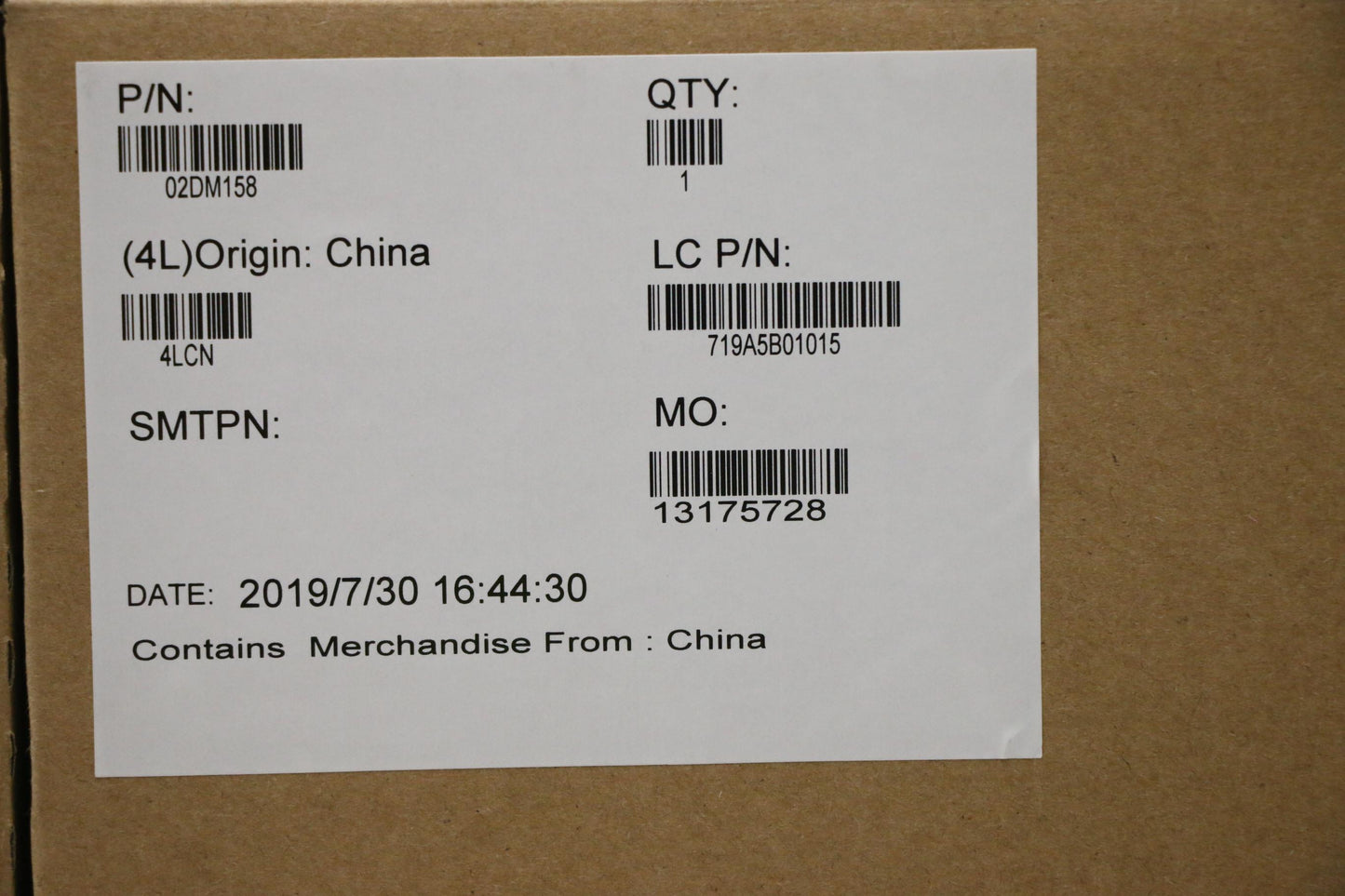Lenovo Mb I5-8265U,Dis,2G,Win,Na,Yt,F - 02DM158