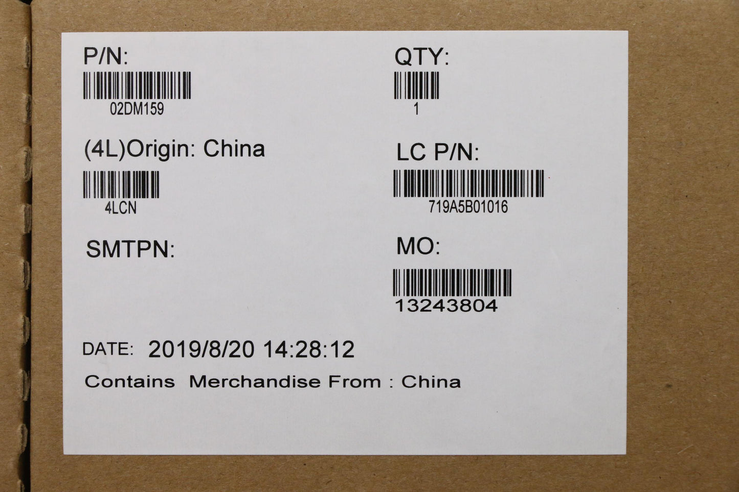 Lenovo Mb I5-8265U,Dis,2G,Nok,Na,Yt,D - 02DM159