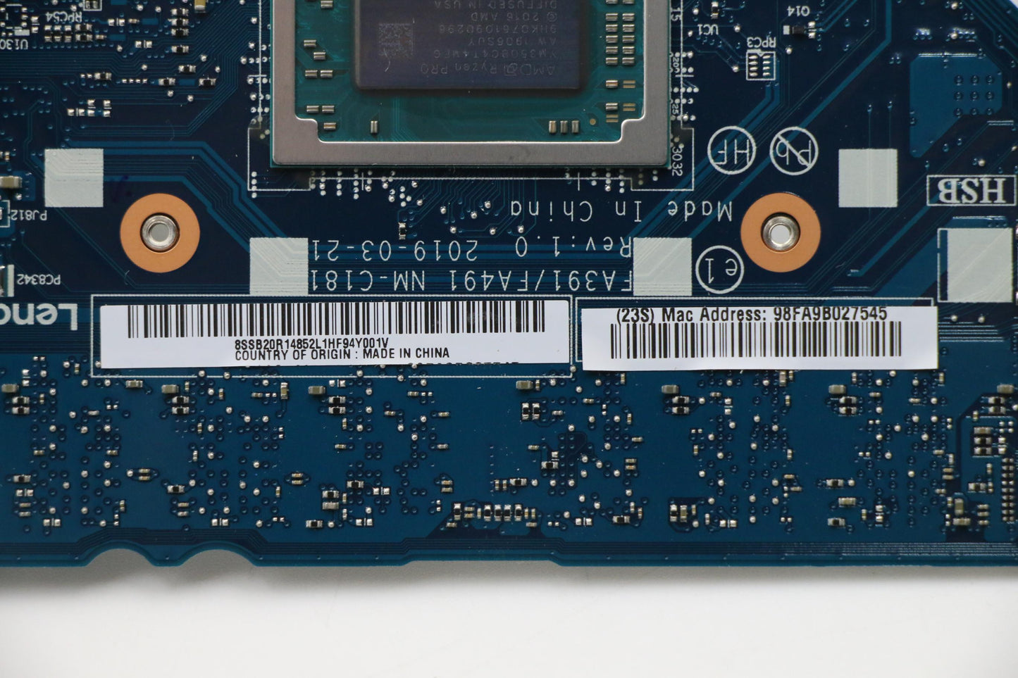 Lenovo Mb R5 3500U 16G Ig Win Yd Yt F - 02DM196