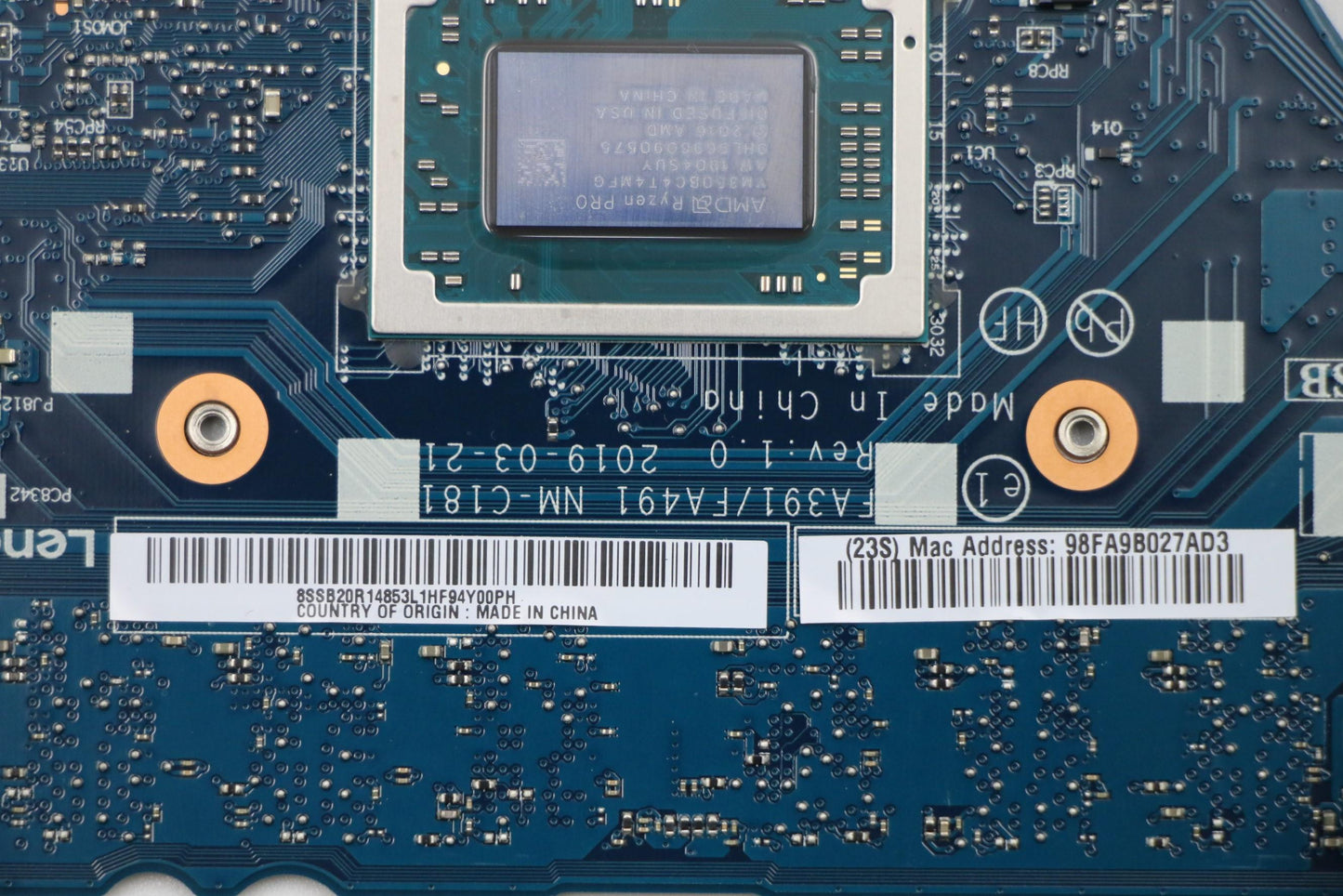 Lenovo Mb R5 3500U 8G Ig Win Yd Nt - 02DM199
