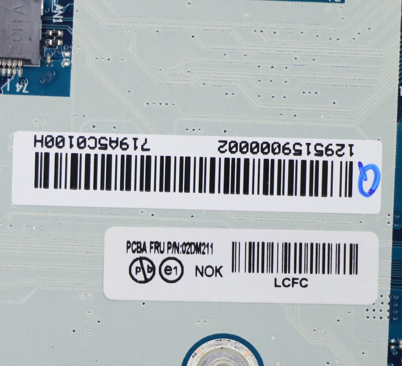Lenovo Mb R5 3500U 16G Ig Nok Yd Yt F - 02DM211