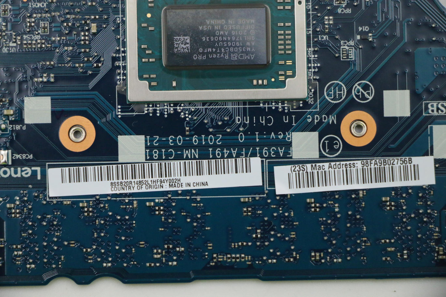 Lenovo Mb R5 3500U 16G Ig Nok Yd Nt - 02DM216