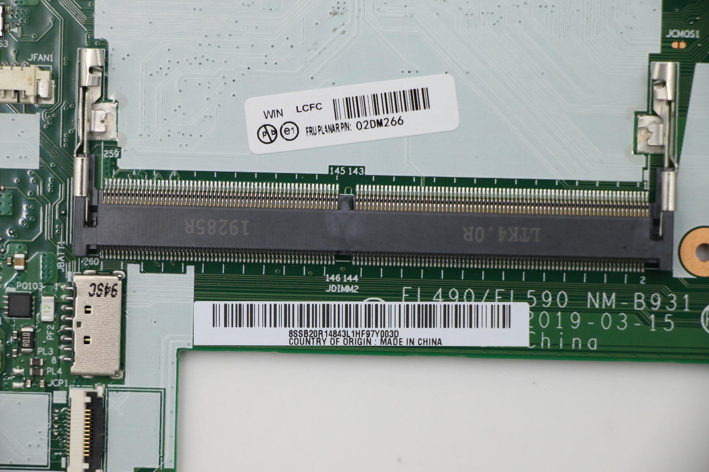 Lenovo Mb I7-8565U,Uma,Win,Nt,Ytp,Dt2 - 02DM266