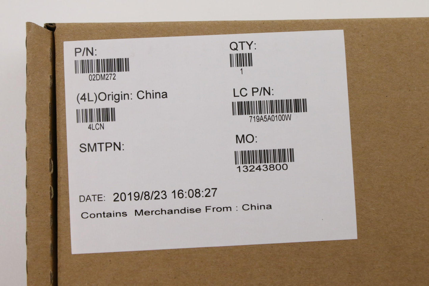 Lenovo Mb I7-8565U,Dis,2Gwin,Nt,Ytp,D - 02DM272
