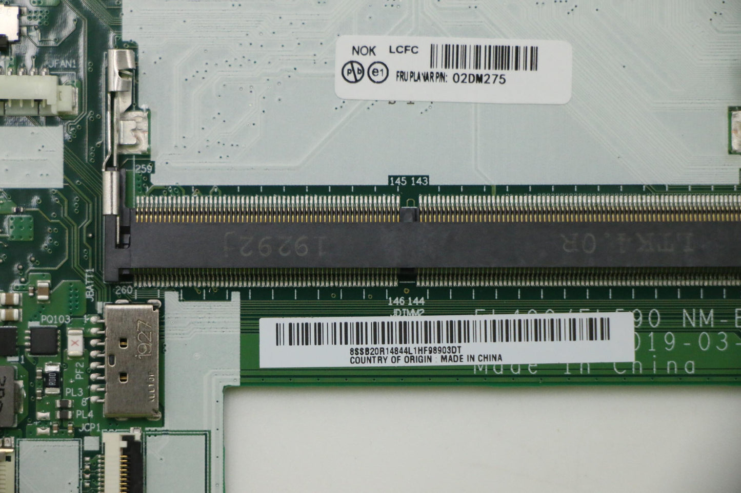 Lenovo Mb I7-8565U,Dis,2Gnok,Nt,Ytp,D - 02DM275