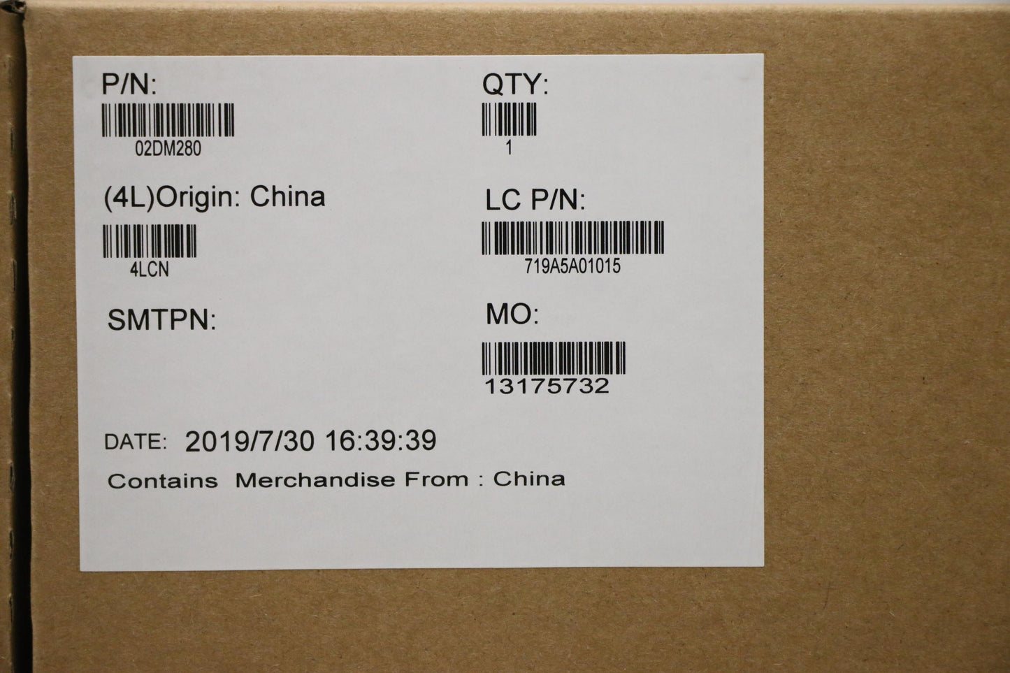 Lenovo Mb I5-8265U,Dis,2Gwin,Nt,Ytp,F - 02DM280
