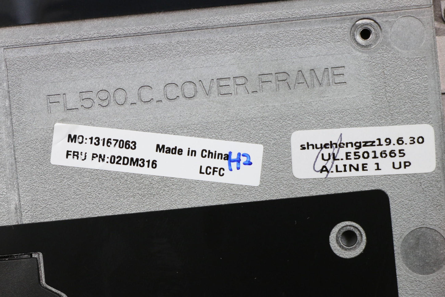 Lenovo Log Up Assy Sub_Assy_Fpr - 02DM316