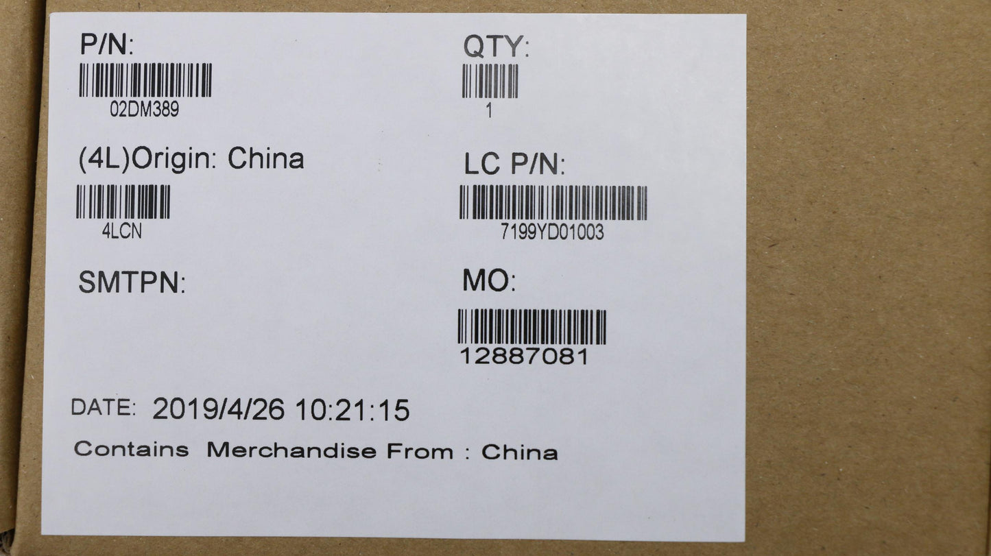 Lenovo Geo Label Kits,Black - 02DM389