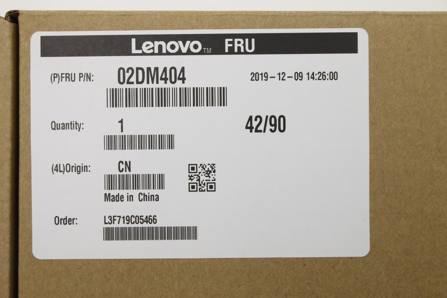 Lenovo Fru Bezel Fa491_Std_Ir_B_Cover - 02DM404