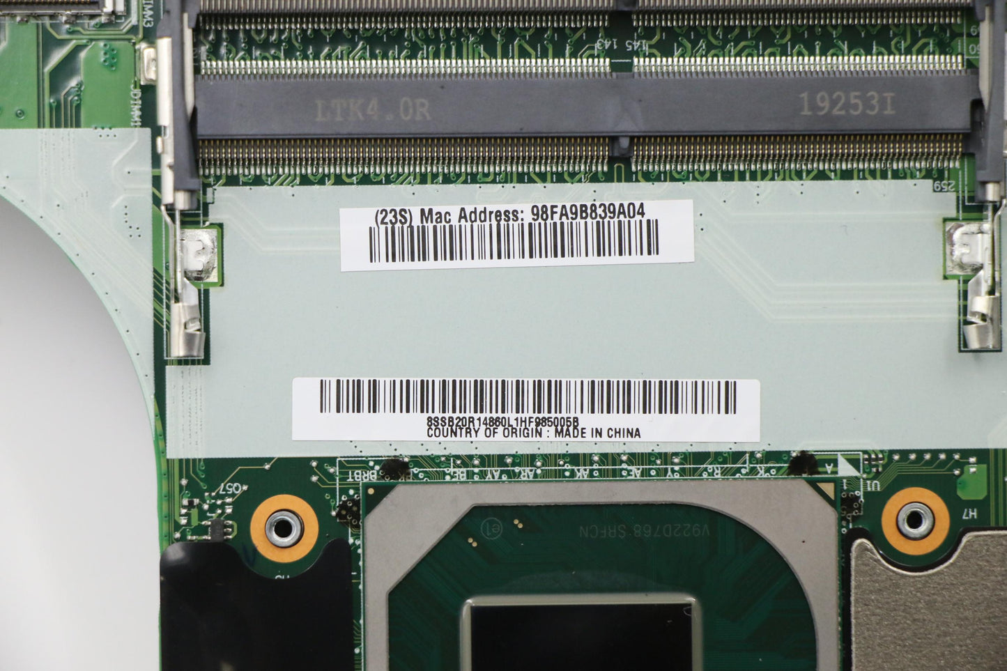 Lenovo Mb I7-9850H Vp 6Gb Nok Ya Yt D - 02DM466