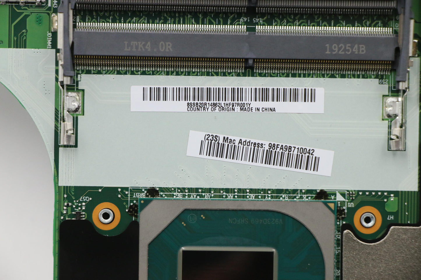 Lenovo Mb I7-9850H Vp 16Gb Nok Ya Yt - 02DM478