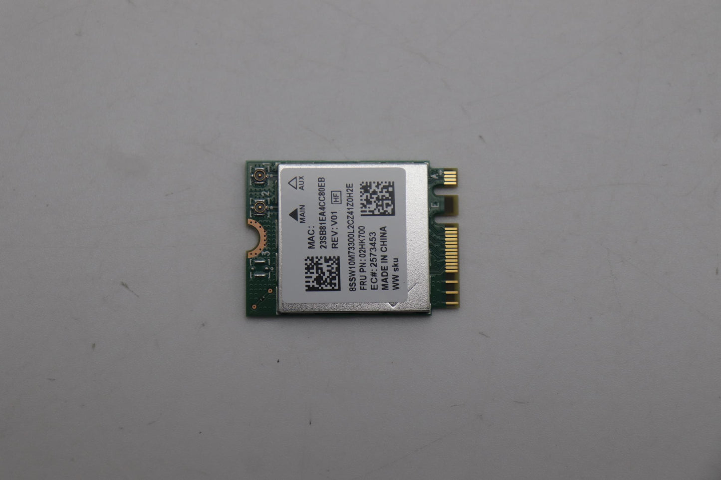 Lenovo (02HK700) Wireless Card, CMB LTN 8822CE M2