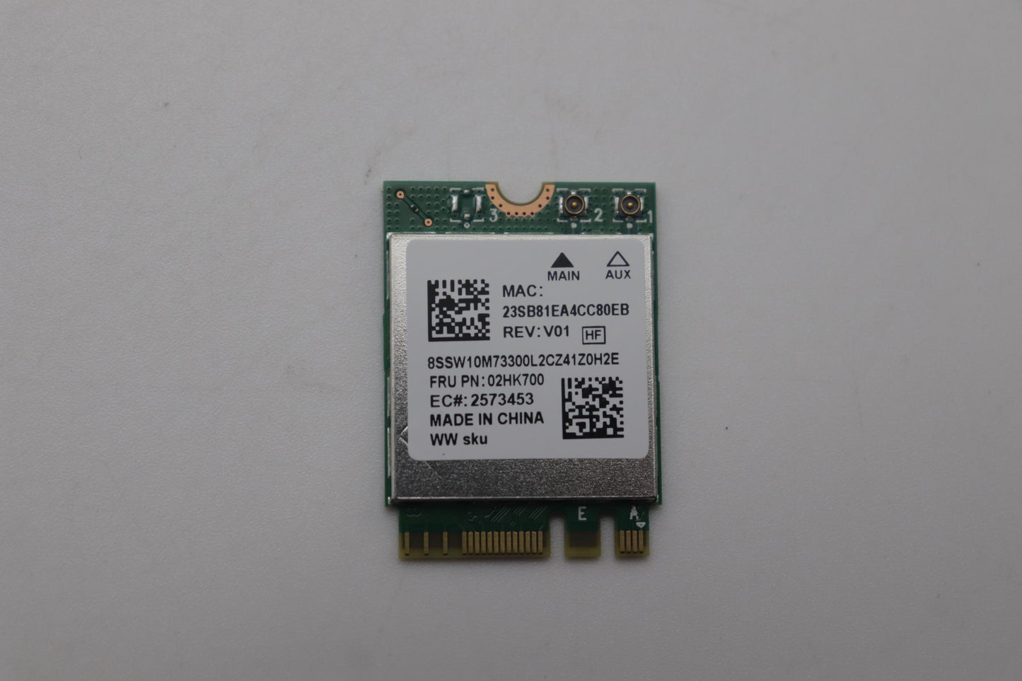 Lenovo (02HK700) Wireless Card, CMB LTN 8822CE M2