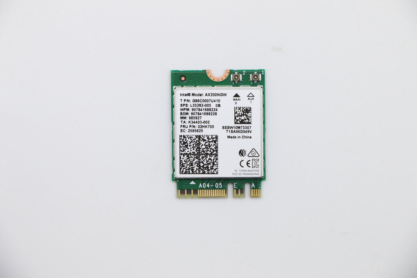 Lenovo (02HK705) Wireless LAN Adapter, IN, 22260 NV