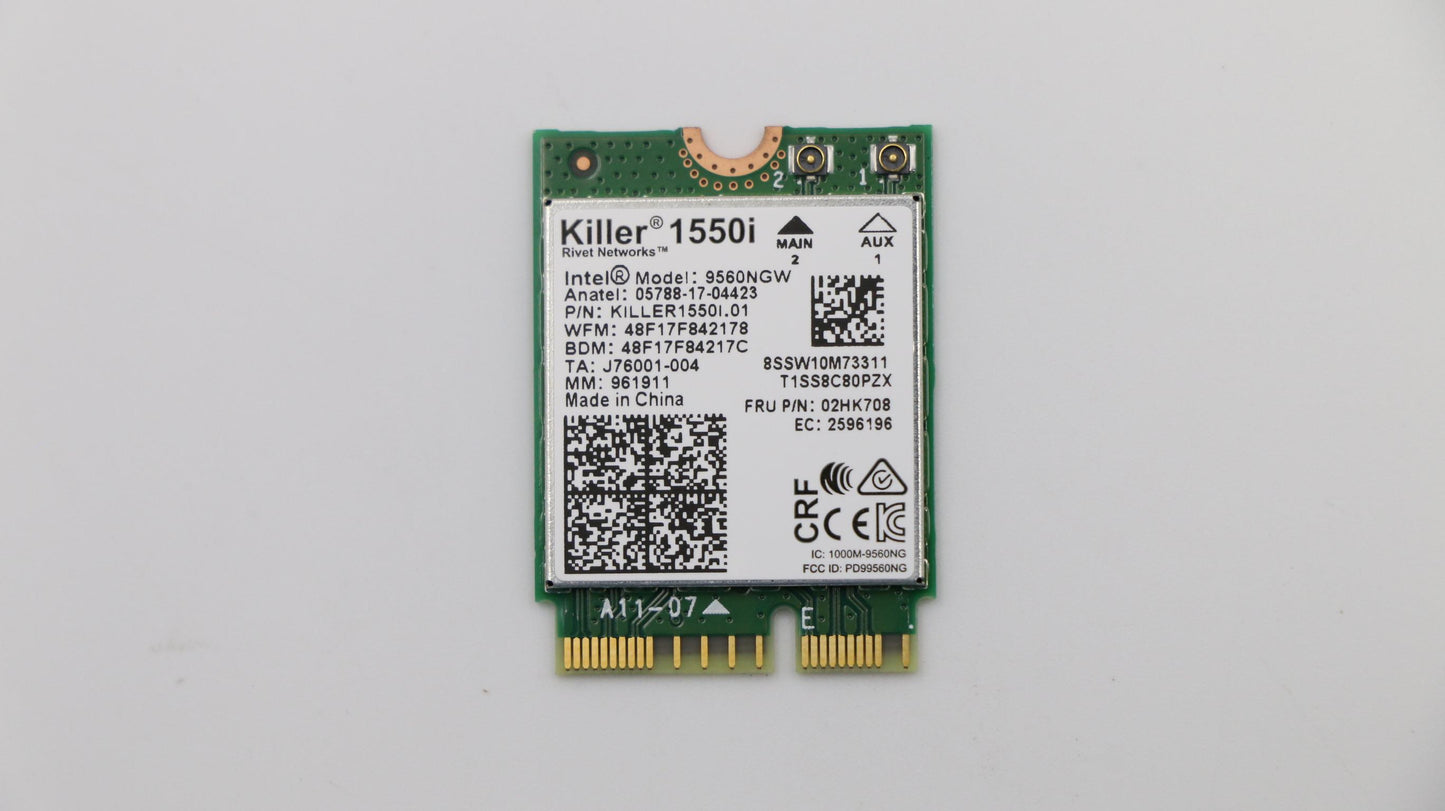 Lenovo W/L_Bt Killer1550I Killer1550I - 02HK708