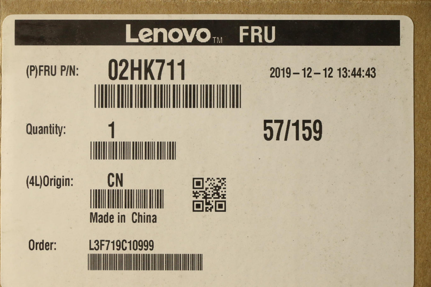 Lenovo Wireless Rfid Rfi 805X2Bxu-L - 02HK711