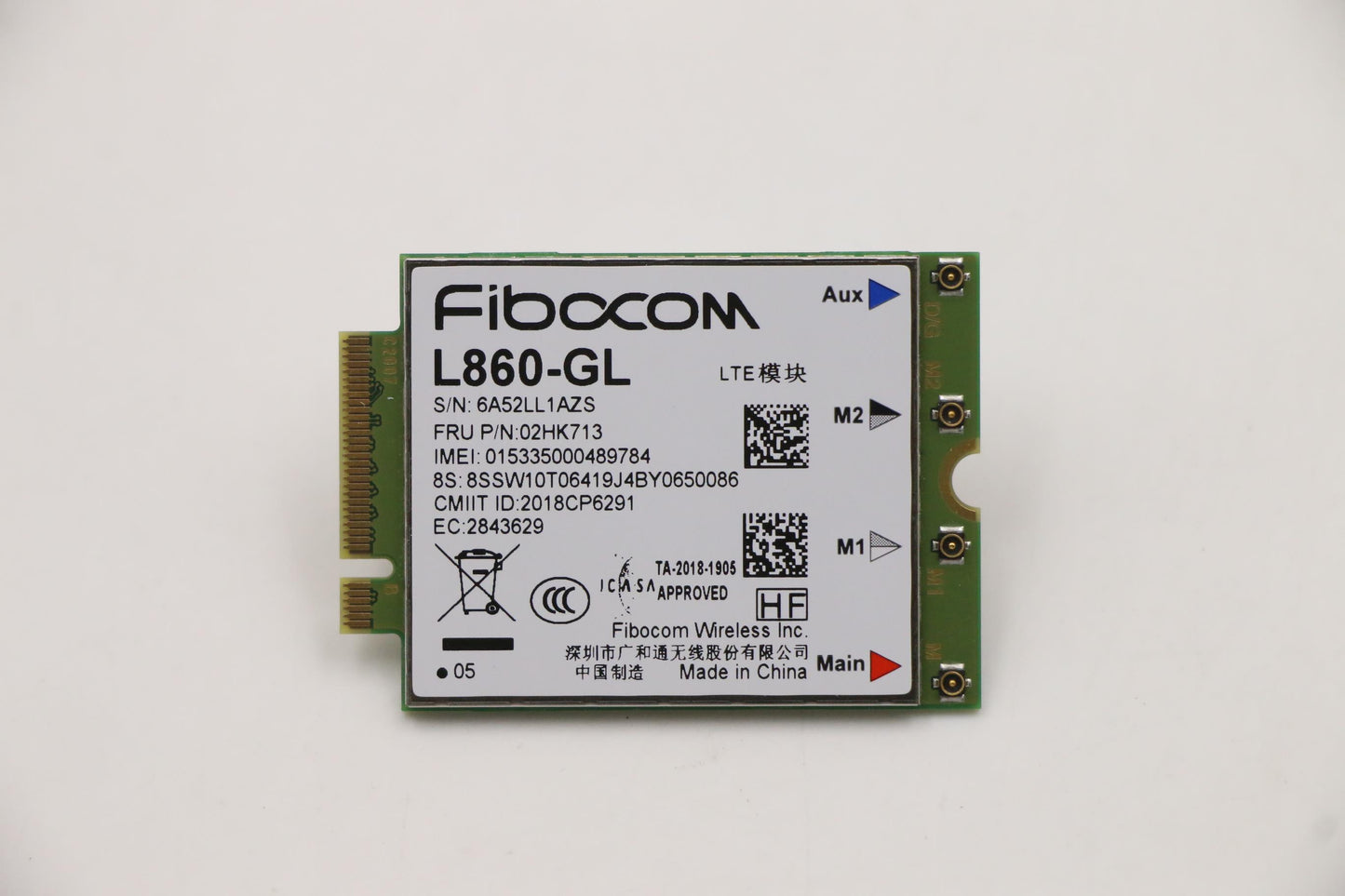 Lenovo Wireless Wirelesscmbfbcl860 Ch - 02HK713
