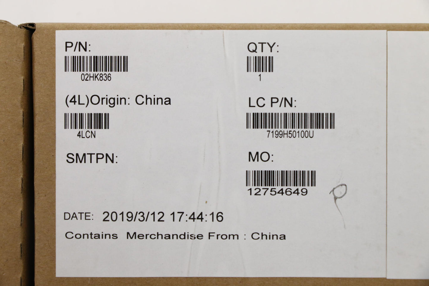 Lenovo Ep520 Mb Nok,I9-8950,P3,6G,N-T - 02HK836