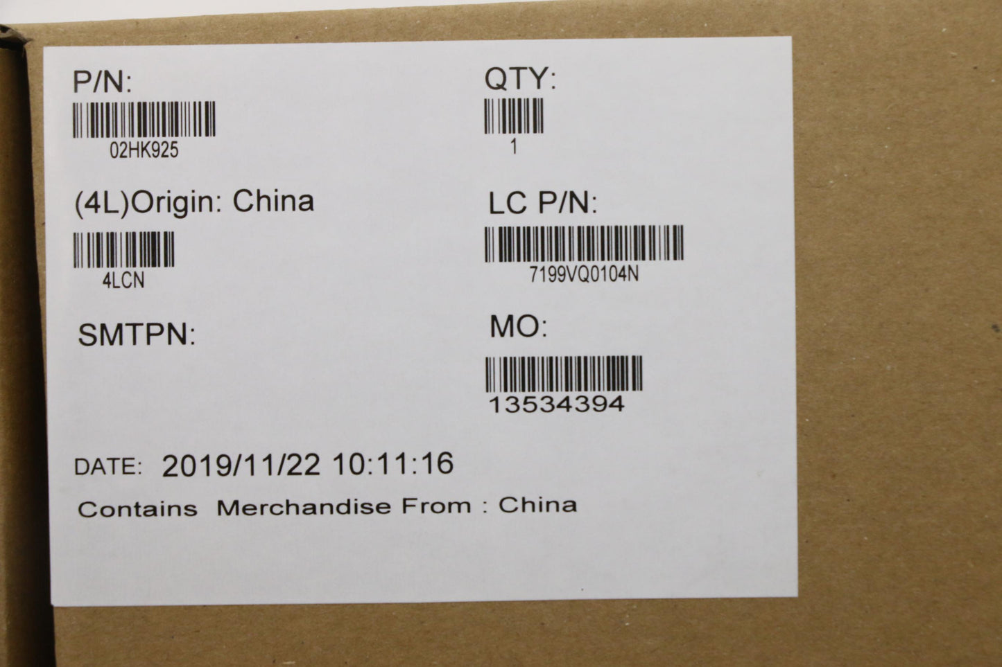 Lenovo Wini5-8265U16Gy-Tpm2Uma Np - 02HK925