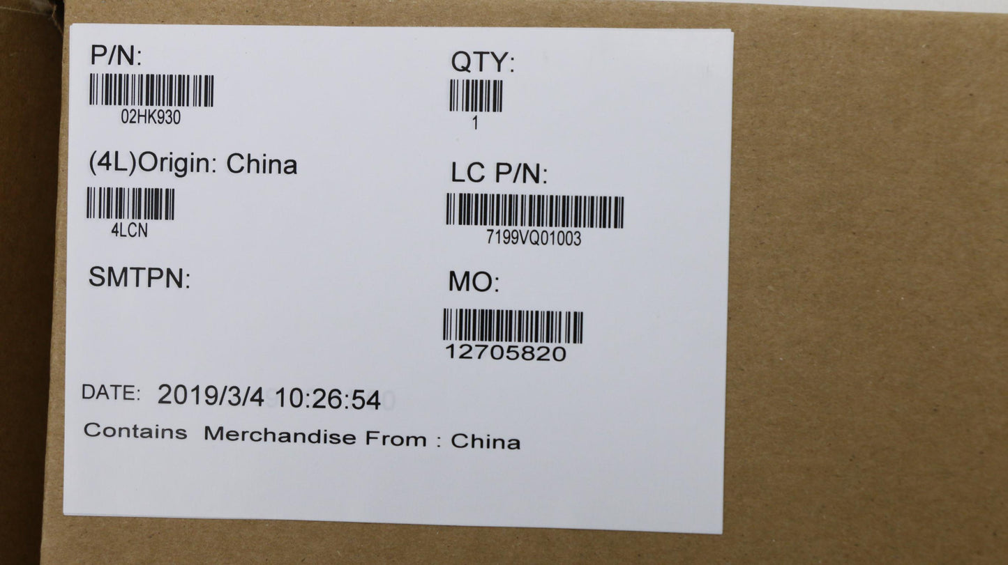 Lenovo Ft490 Mb Nok I5-8265U 8Gb Y-Tp - 02HK930