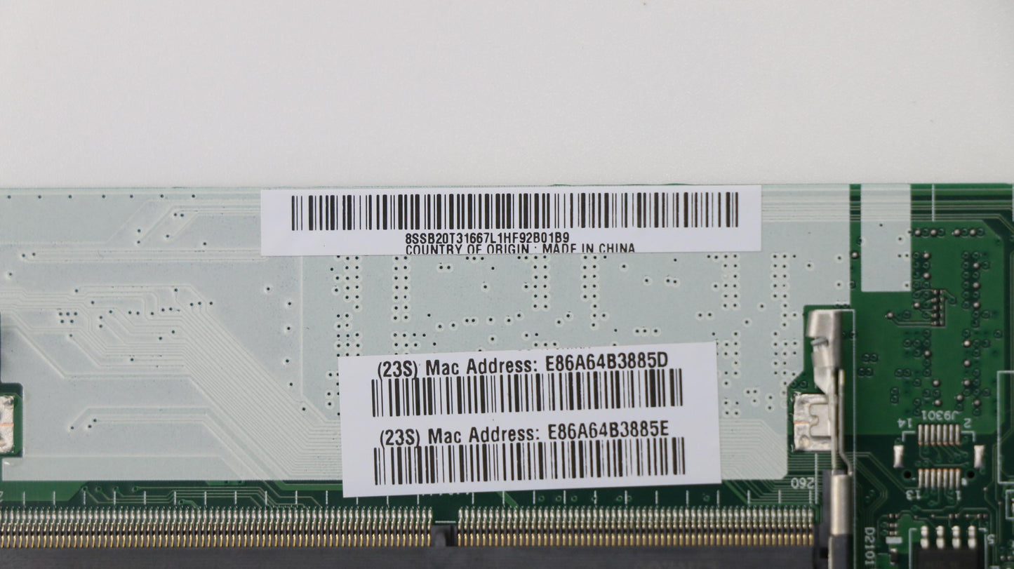 Lenovo Ft490 Mb Nok I5-8265U 8Gb Y-Tp - 02HK934