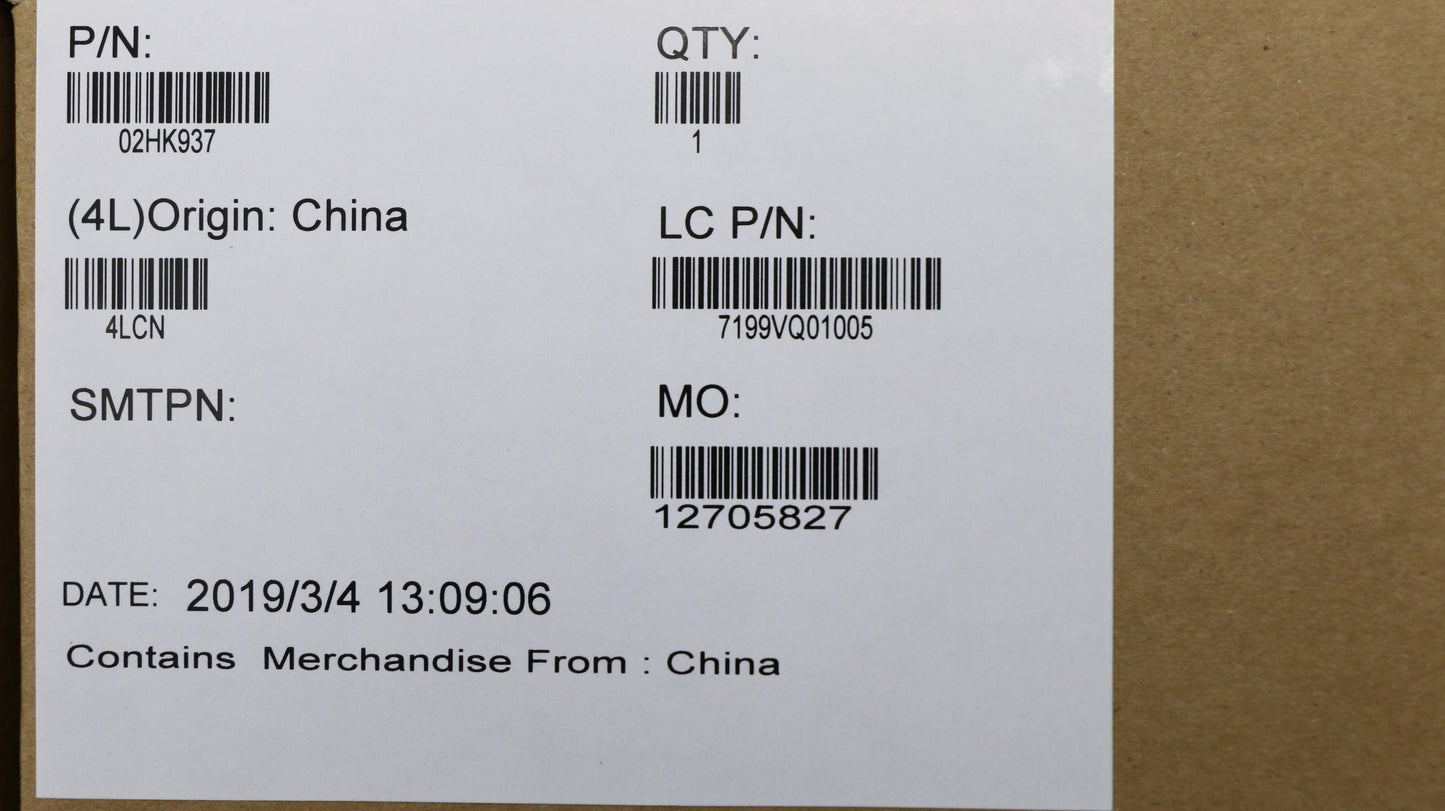 Lenovo Ft490 Mb Win I5-8265U 8G D-Tpm - 02HK937