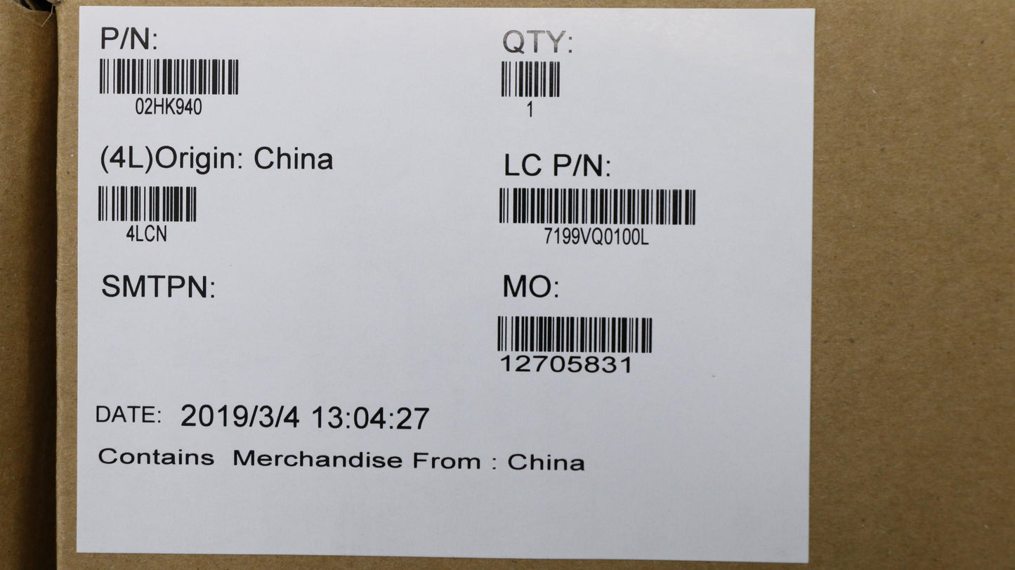 Lenovo Ft490 Mb Win I7-8565U 8G D-Tpm - 02HK940