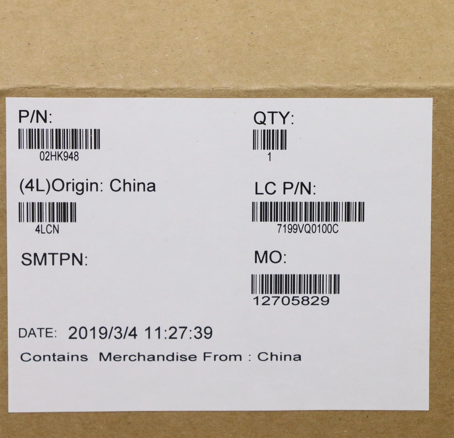 Lenovo Ft490 Mb Win I5-8265U 8Gb N-Tp - 02HK948