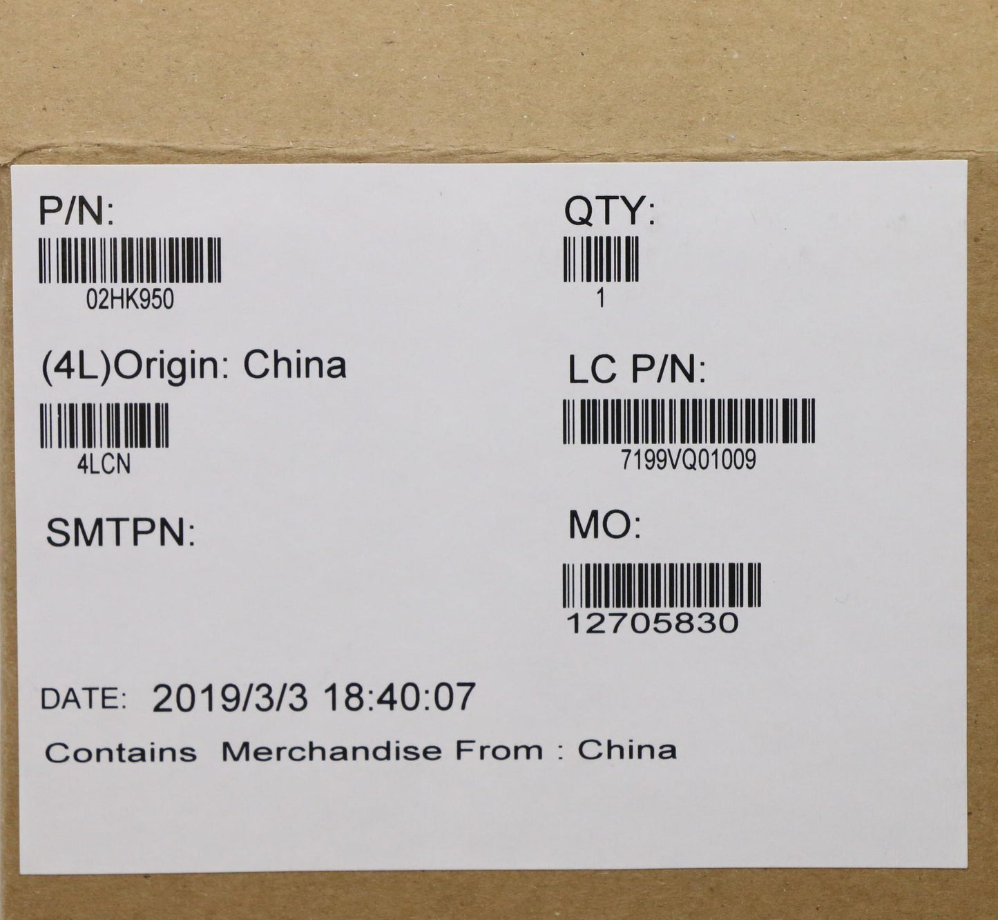 Lenovo Ft490 Mb Nok I7-8565U 8Gb N-Tp - 02HK950