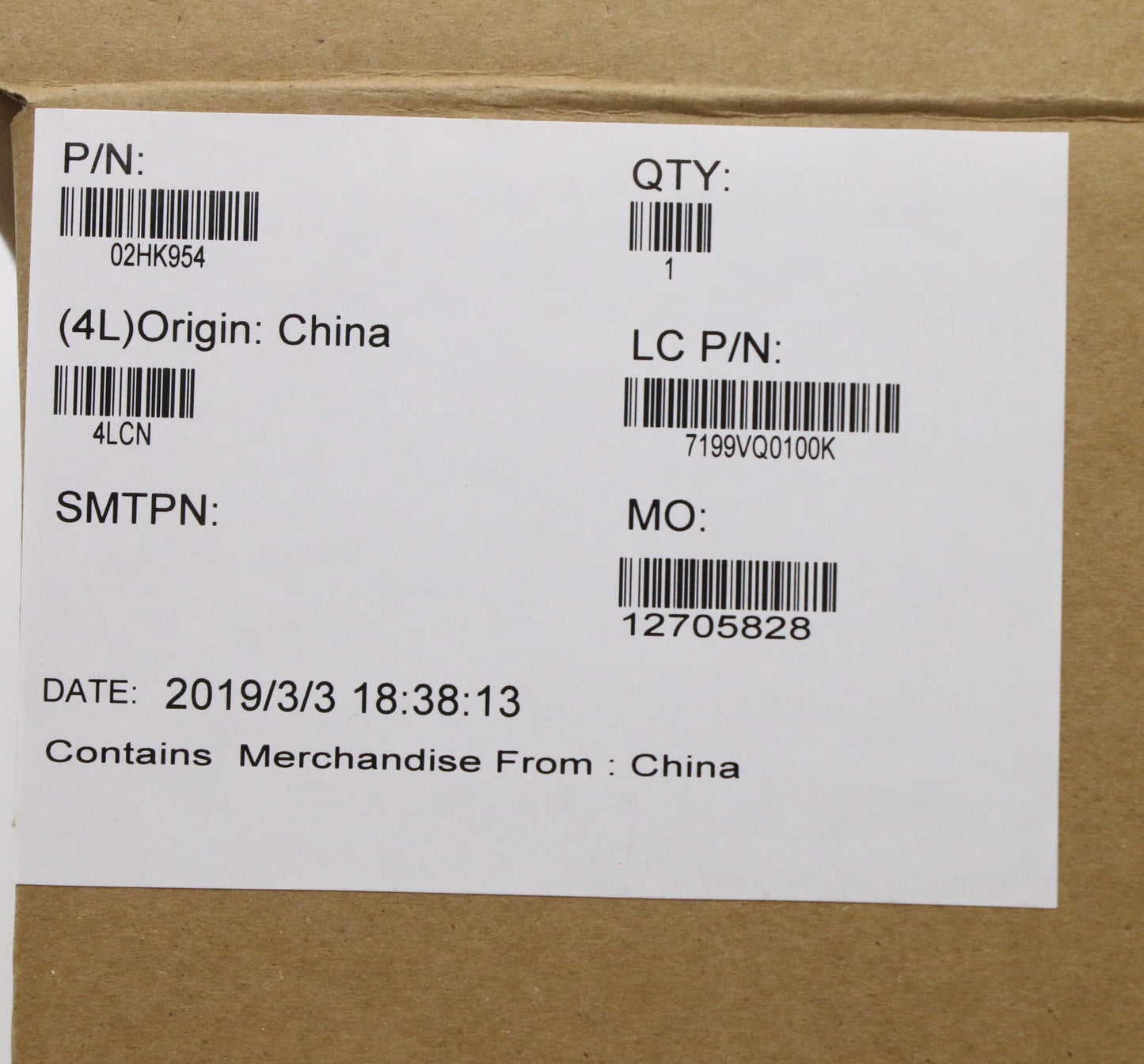 Lenovo Ft490 Mb Nok I7-8565U 8Gb N-Tp - 02HK954