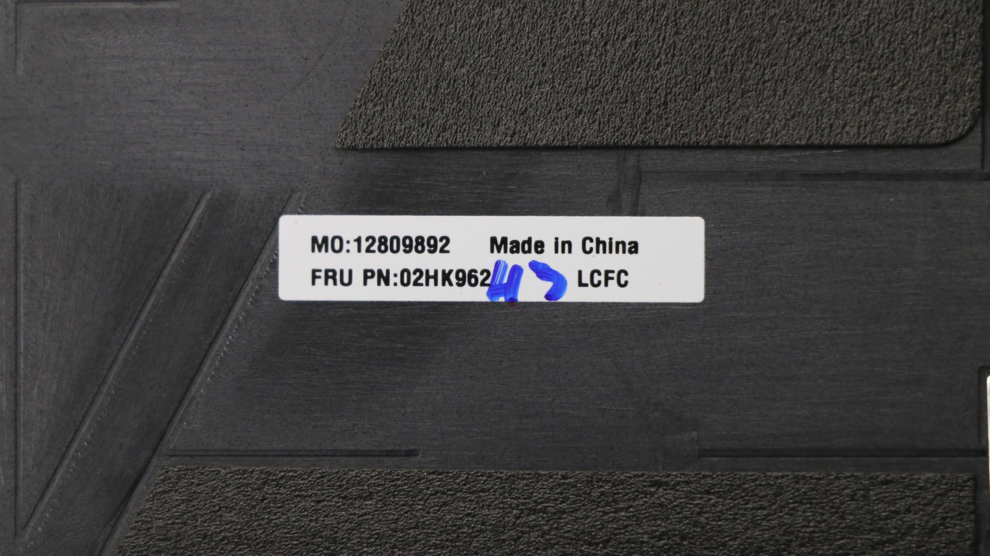 Lenovo Ft490 Lcd Cover Assy Hd - 02HK962