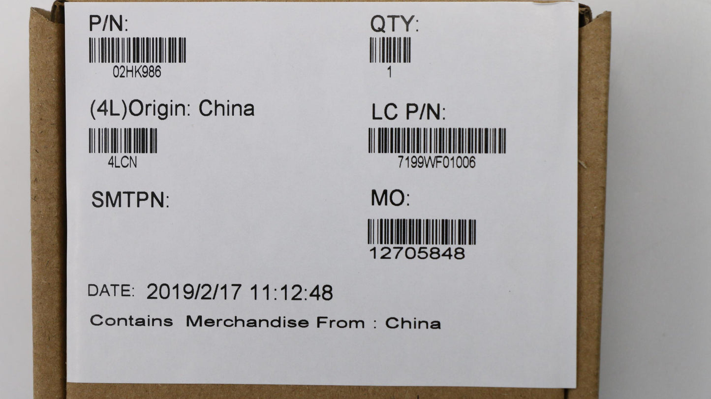 Lenovo Ft490 Ffc _S/C Reader Ffc - 02HK986