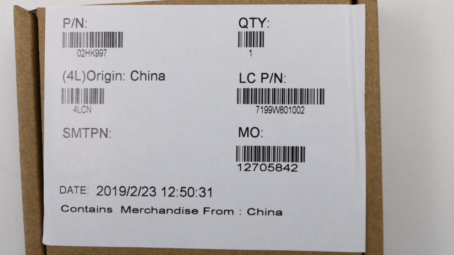 Lenovo Ft490 Sim Tray Dummy - 02HK997