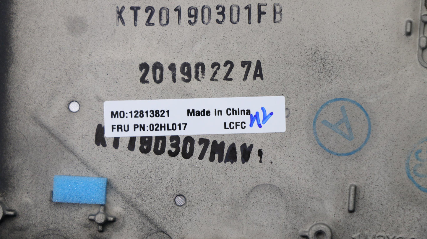 Lenovo Log Up Assy W/Fpr - 02HL017