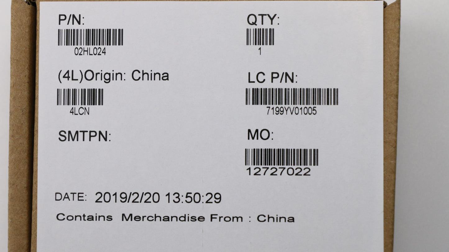 Lenovo Hinge L+R Kits(Lh) For Cfrp A- - 02HL024