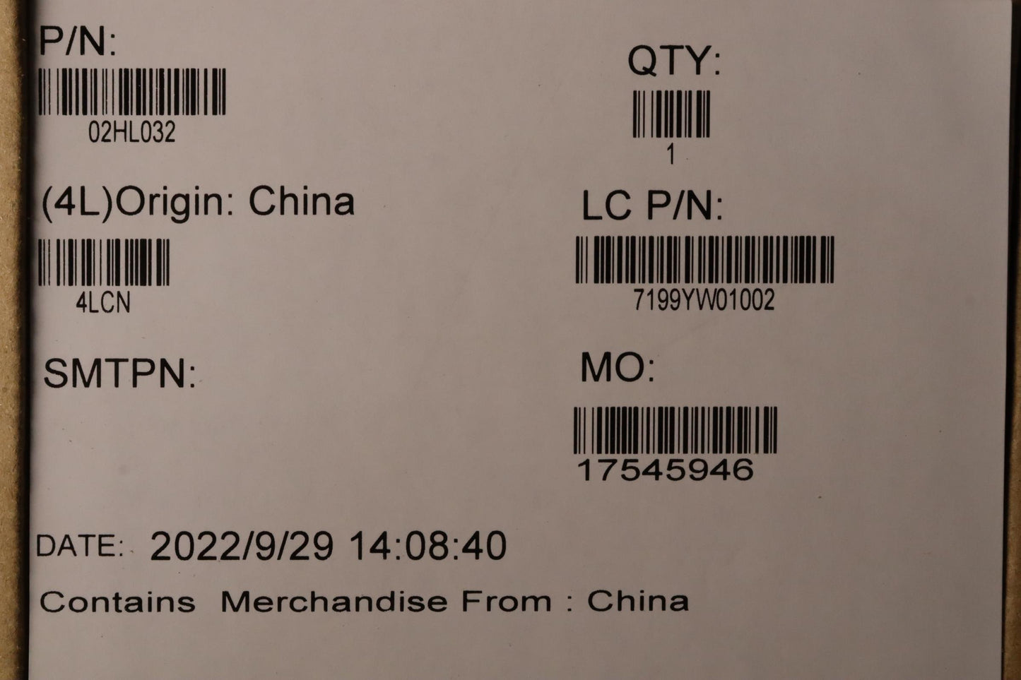 Lenovo Cable Edp Cable (Luxshare) - 02HL032