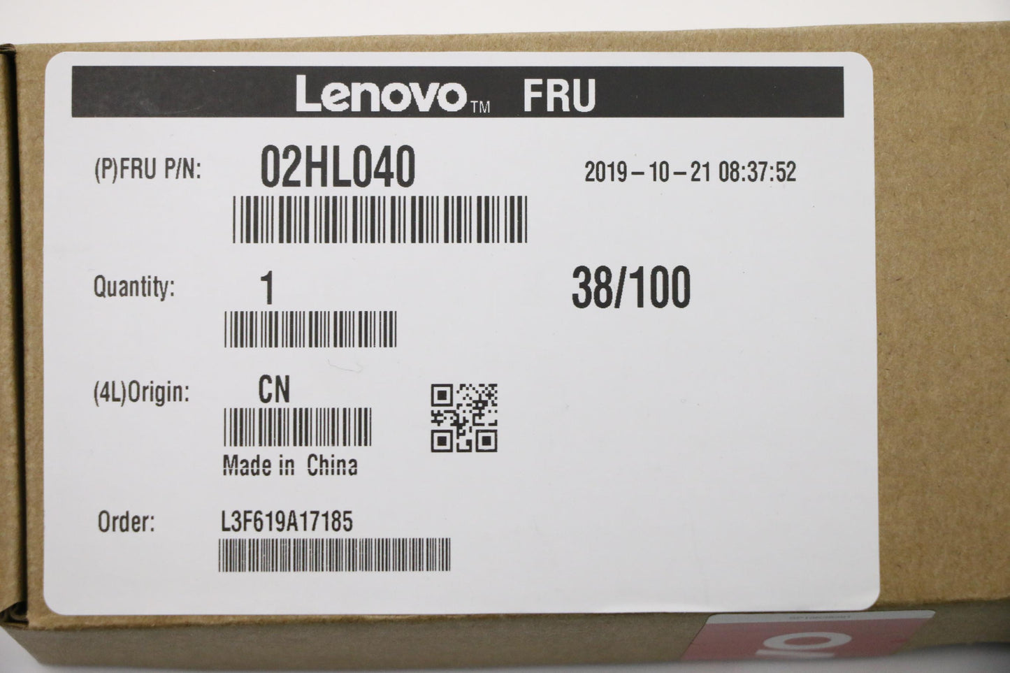 Lenovo Lcd Ir Camera Cable (Amphenol) - 02HL040